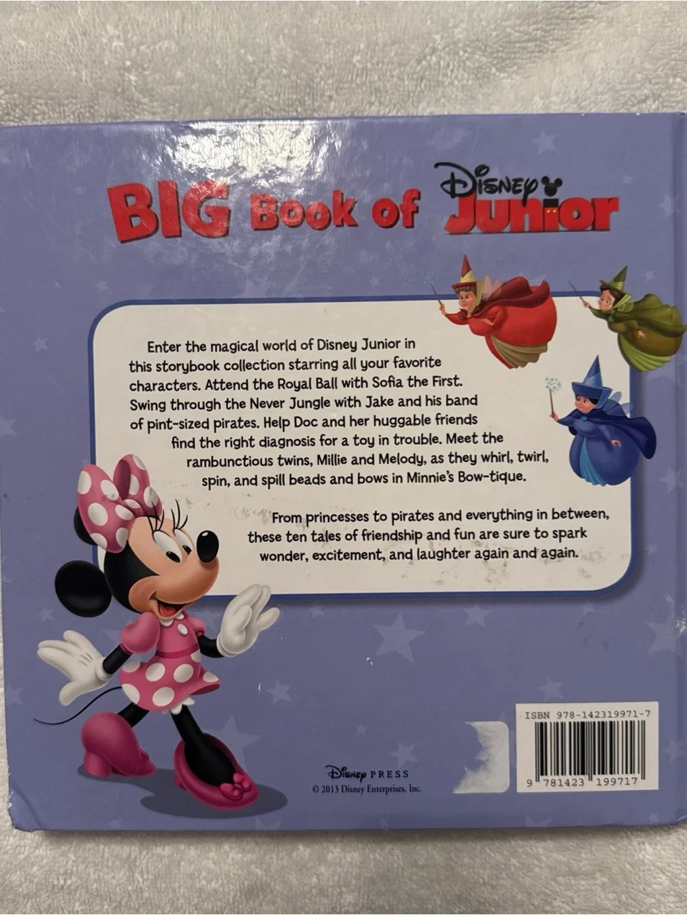 Disney Big Book of Junior Characters - Purple, White, Pink